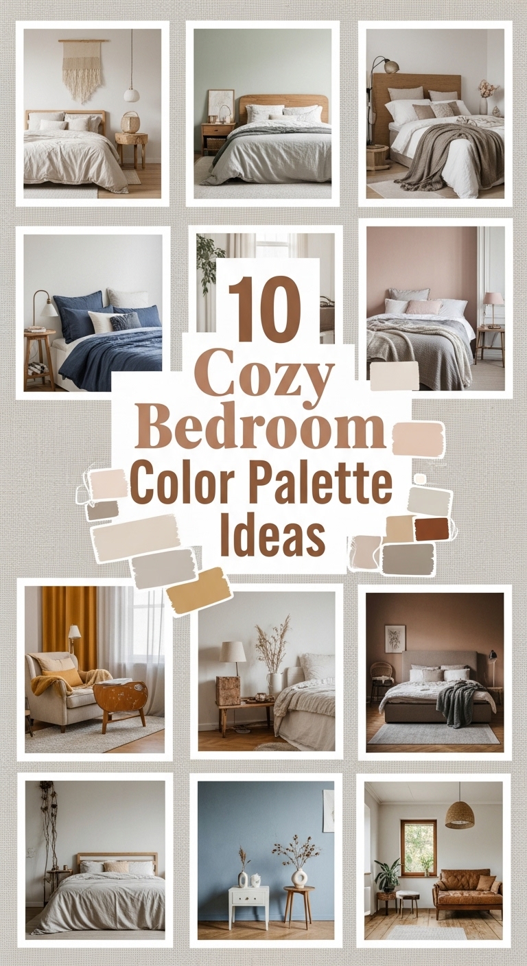 10 Cozy Bedroom Color Palette Ideas