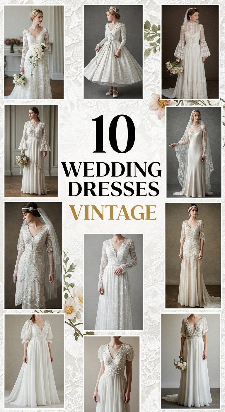 10 Wedding Dresses Vintage