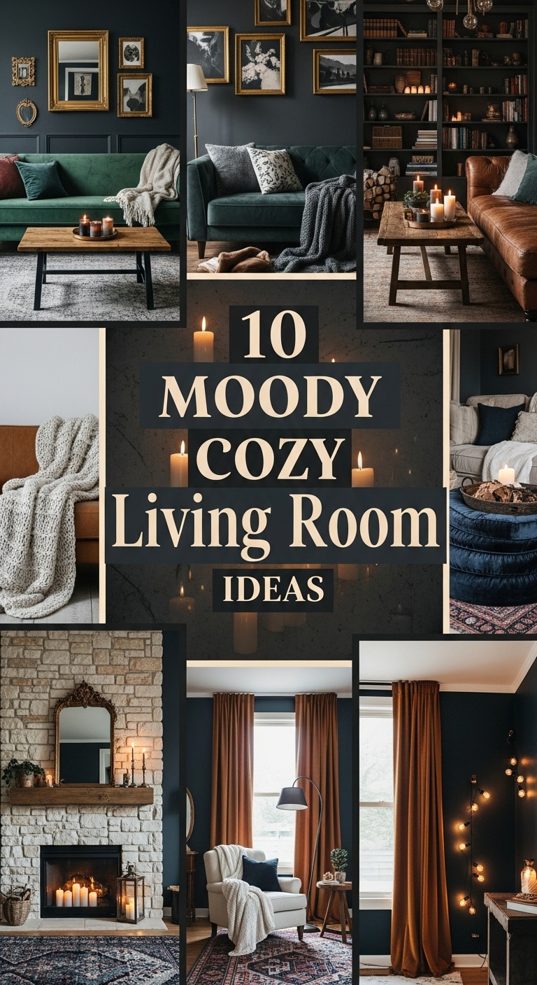 10 Moody Cozy Living Room