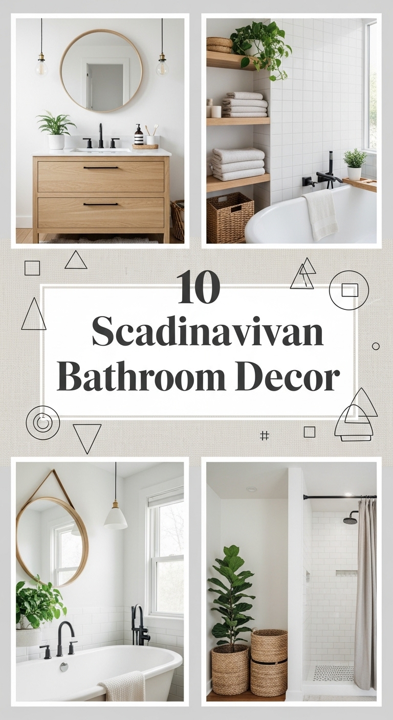 10 Scandinavian Bathroom Decor