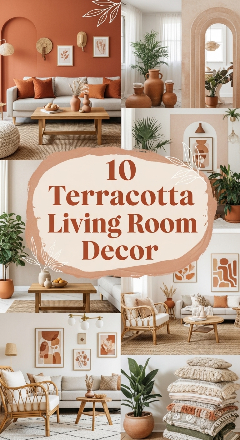 10 Terracotta Living Room Decor