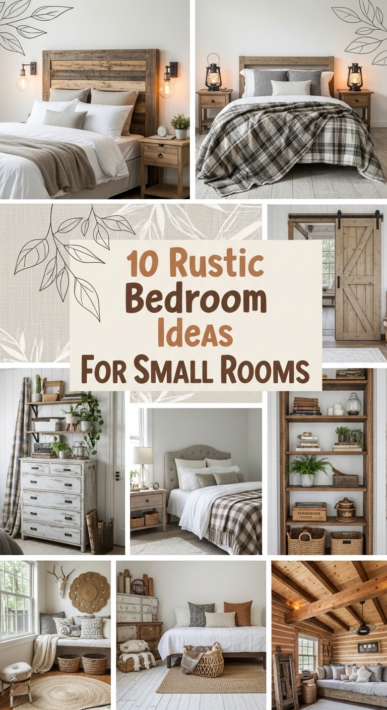 10 Rustic  Bedroom Ideas