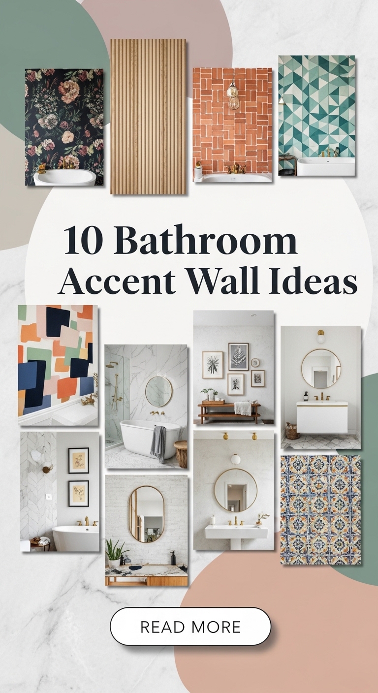 10 Bathroom Accent Wall Ideas