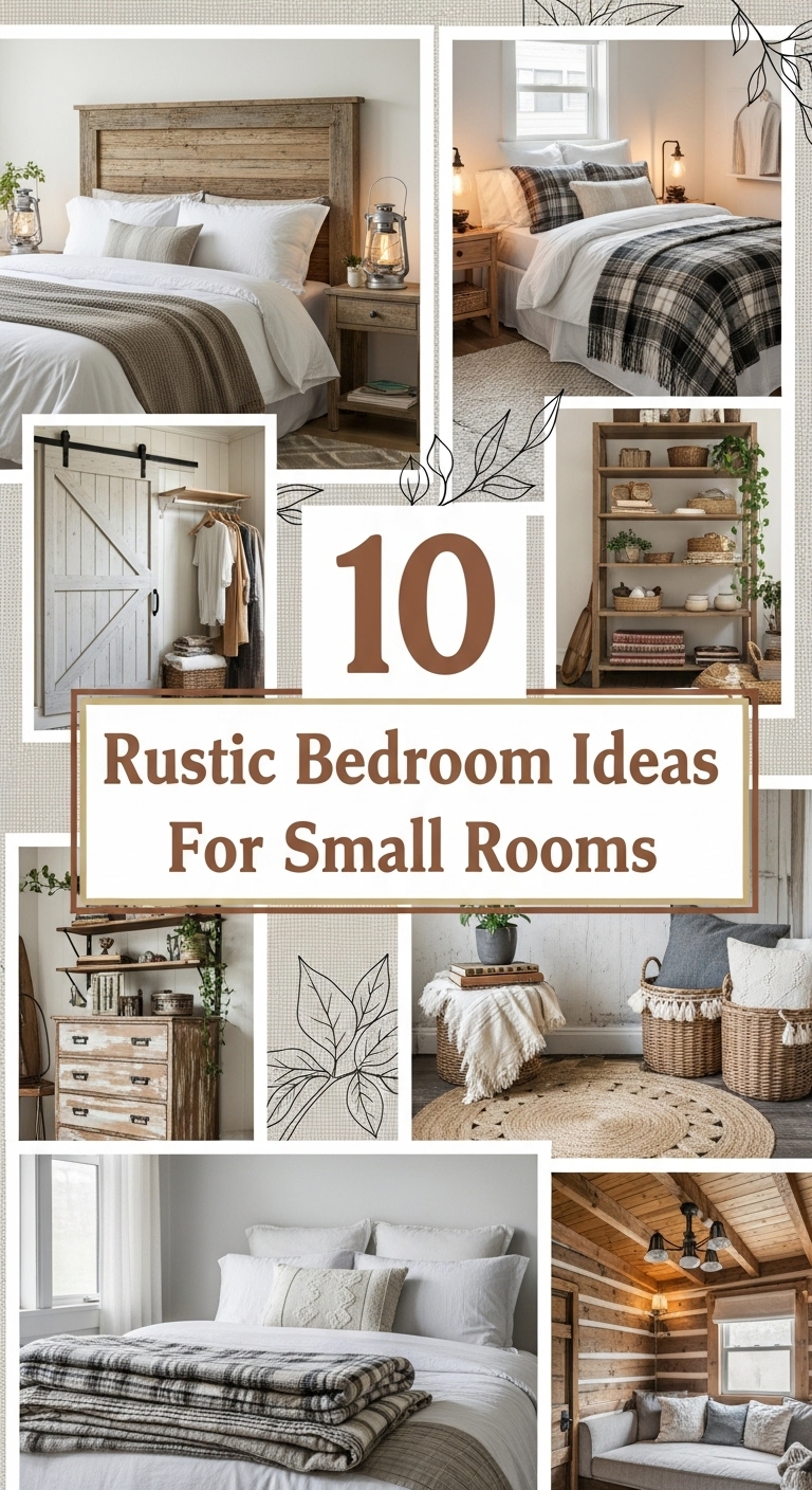 10 Rustic Bedroom Ideas For Small Rooms