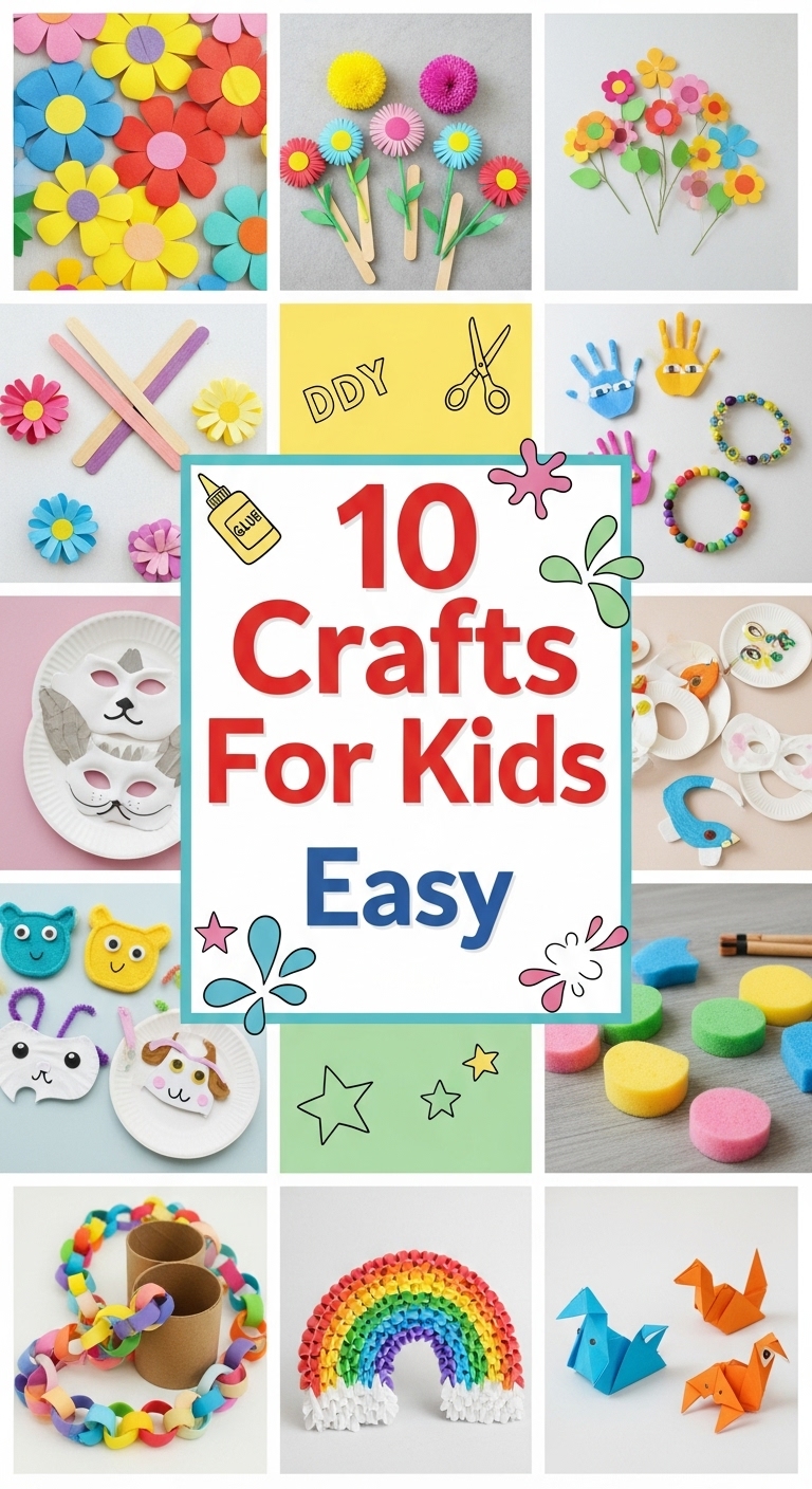10 Crafts For Kids Easy