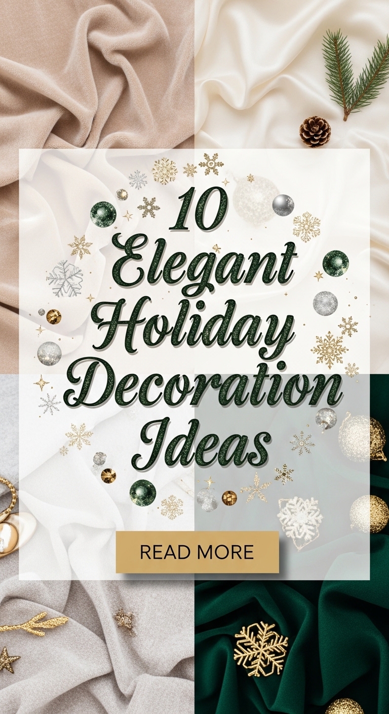 10 Elegant Holiday Decoration ideas