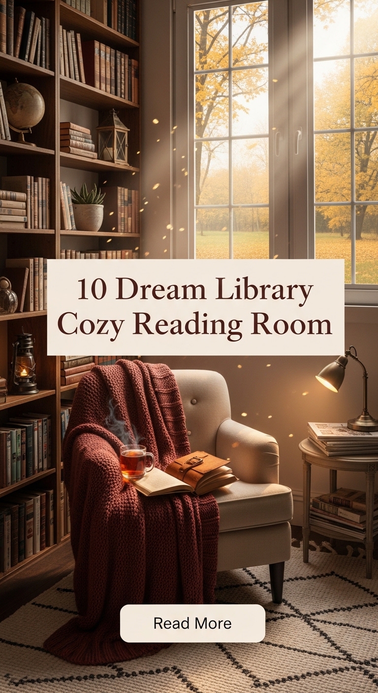 10 Dream Library Cozy Reading Room