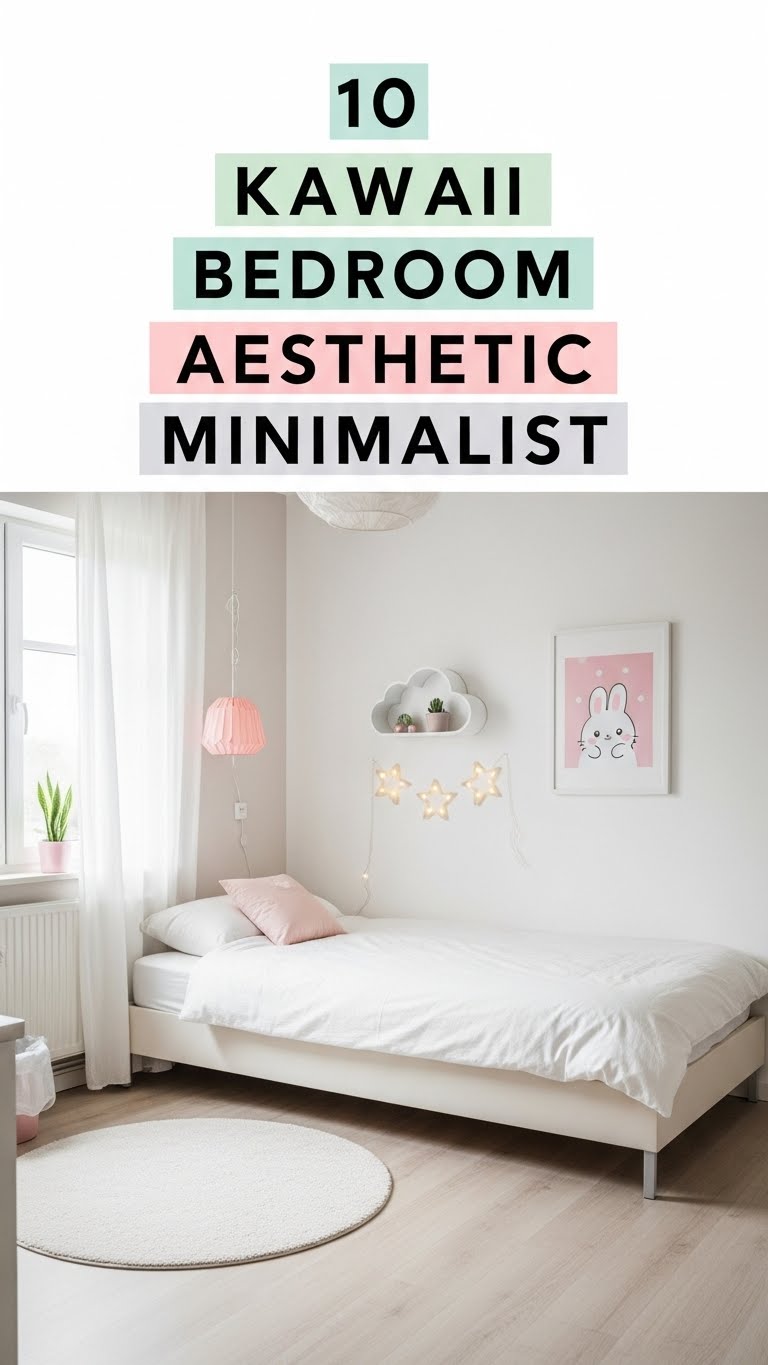10 Kawaii Bedroom Aesthetic Minimalist